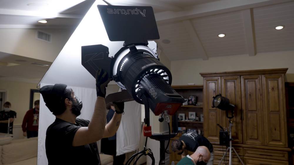 Aputure F10 Barndoors for LS 600d Fresnel Attachment